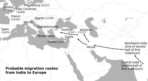 romani people migration