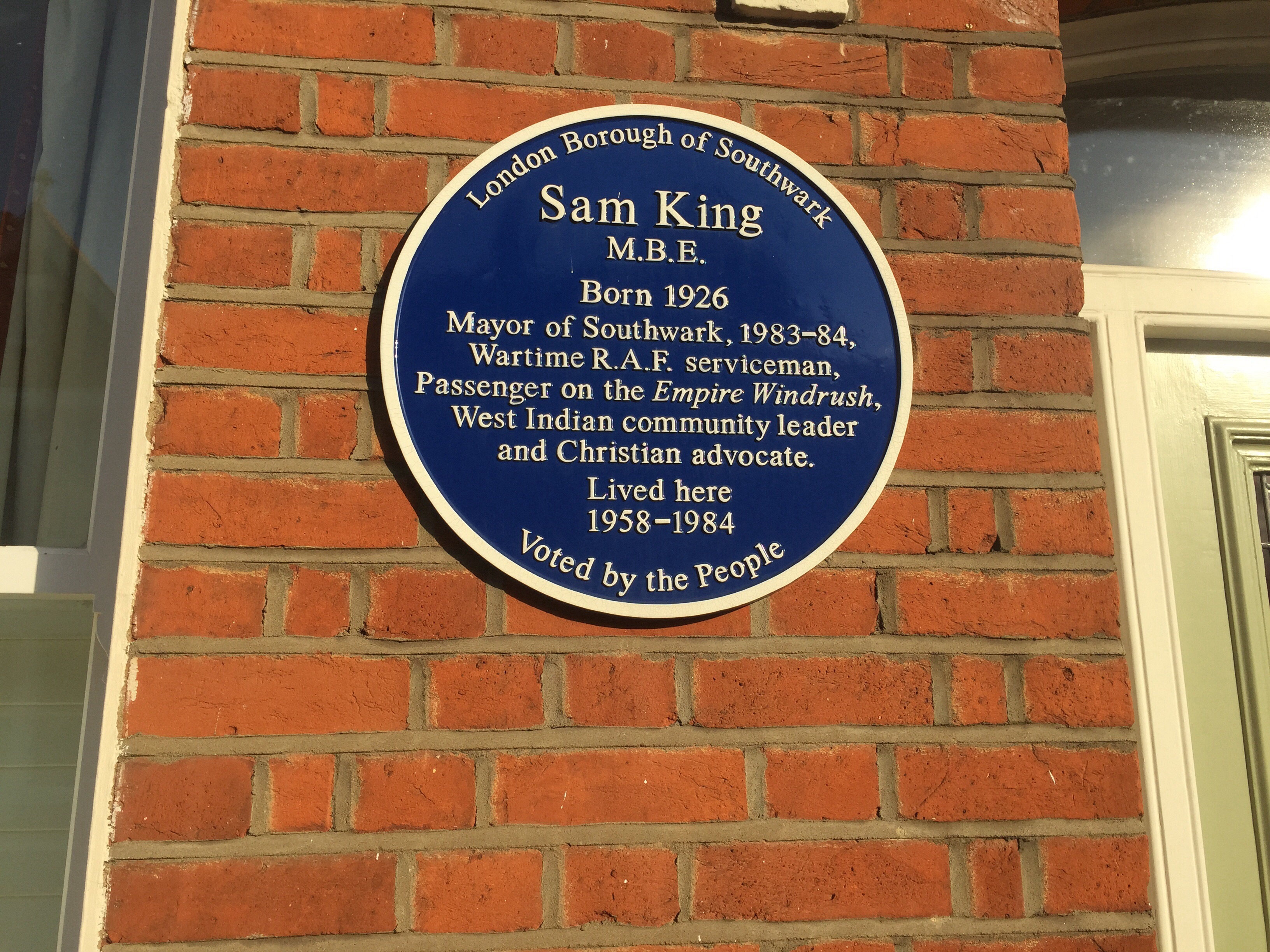 IWM_Sam_King_plaque